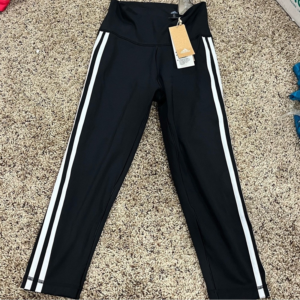 adidas Women’s BT 2.0 3-Stripes 3/4 Tights - Picture 4 of 7